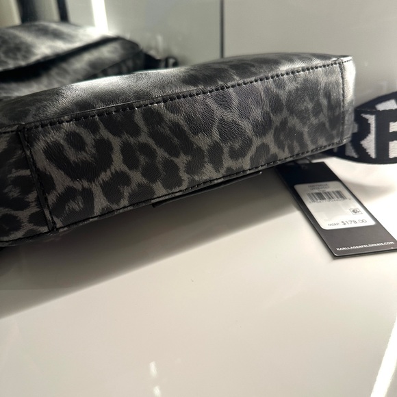 Karl Lagerfeld Leopard Print Camera Bag - Picture 4 of 7